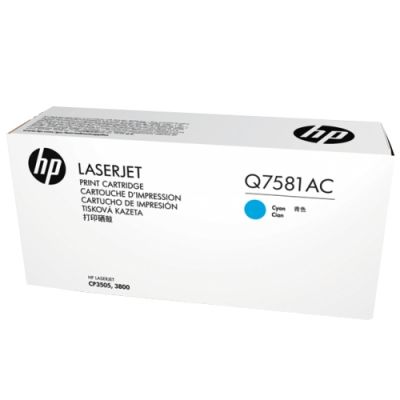 Hp Q7581AC (503A) Mavi Orjinal Toner
