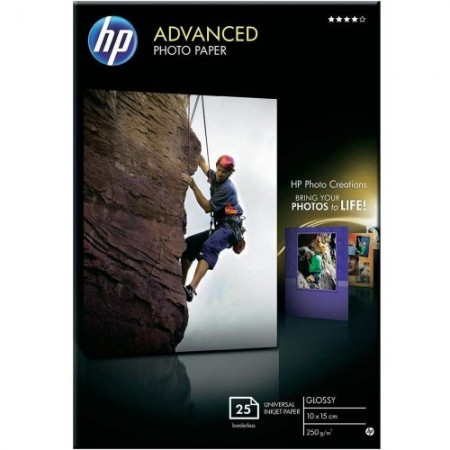 Hp Q8691A Orijinal Avantajlı Parlak Fotoğraf Kağıdı-25 Yaprak/10 x 15 cm Kenar Boşluksuz Hp Q8691A Orijinal Avantajlı Parlak Fotoğraf Kağıdı-25 Yaprak/10 x 15 cm Kenar Boşluksuz