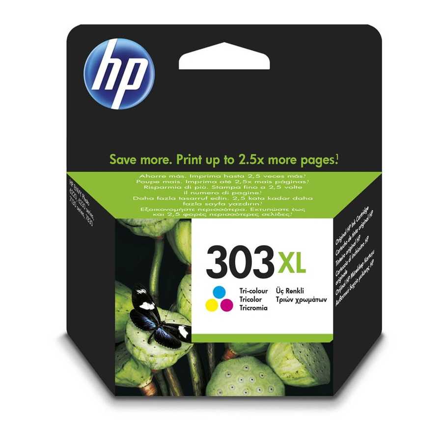Hp T6N03AE (303XL) Orjinal Renkli Yüksek Kapasiteli Orjinal Kartuş