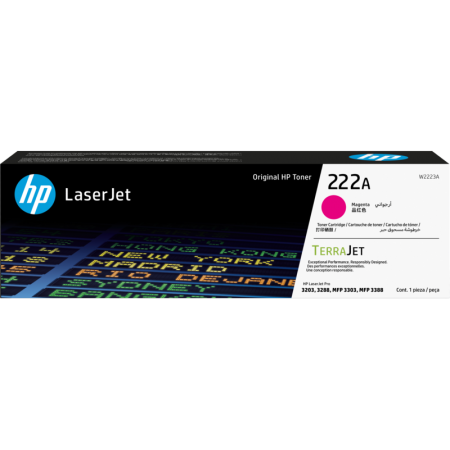 HP W2223A (222A) Kırmızı Orjinal Toner HP W2223A (222A) Kırmızı Orjinal Toner