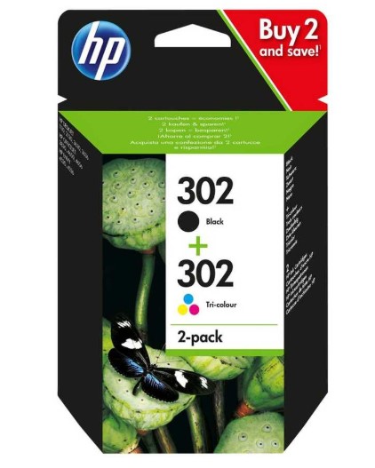 Hp X4D37AE (302) Siyah Ve Renkli Orjinal Multi Paket Kartuş