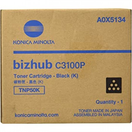 Konica Minolta BizHub TNP50BK/C3100P Siyah Orjinal Toner Konica Minolta BizHub TNP50BK/C3100P Siyah Orjinal Toner