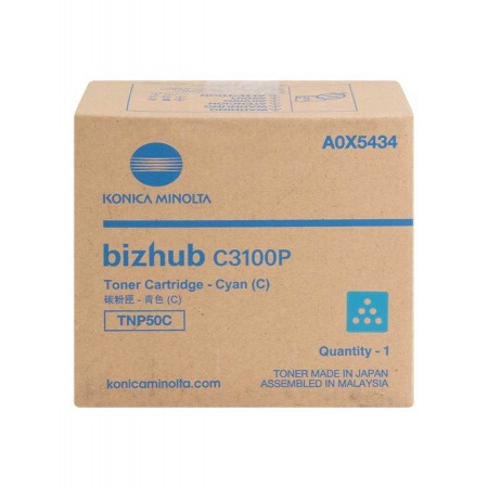 Konica Minolta BizHub TNP50C/C3100P Mavi Orjinal Toner Konica Minolta BizHub TNP50C/C3100P Mavi Orjinal Toner