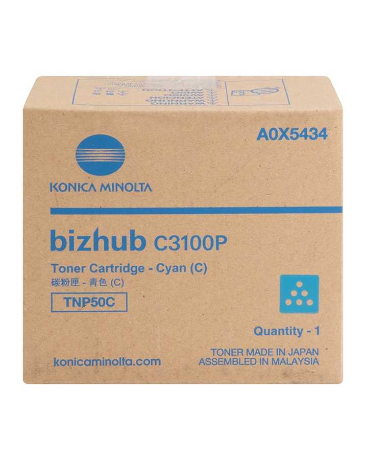 Konica Minolta BizHub TNP50C/C3100P Mavi Orjinal Toner