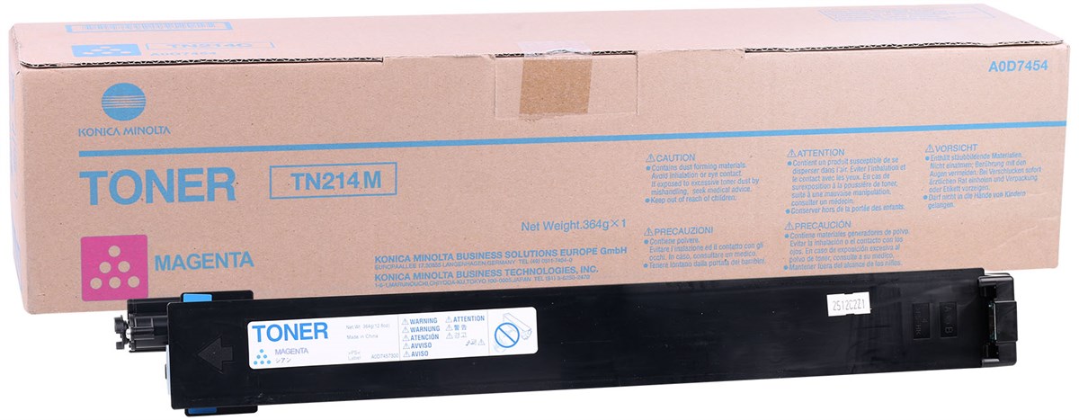 Konica Minolta TN-214 Orjinal Kırmızı Toner Bizhub