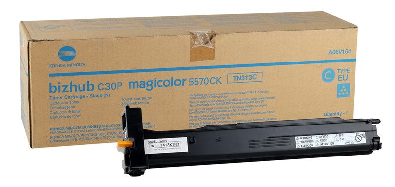 Konica Minolta TN-313 Orjinal Mavi Toner Bizhub