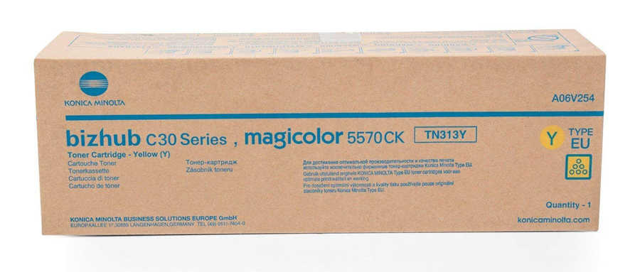 Konica Minolta TN-313 Orjinal Sarı Toner Bizhub