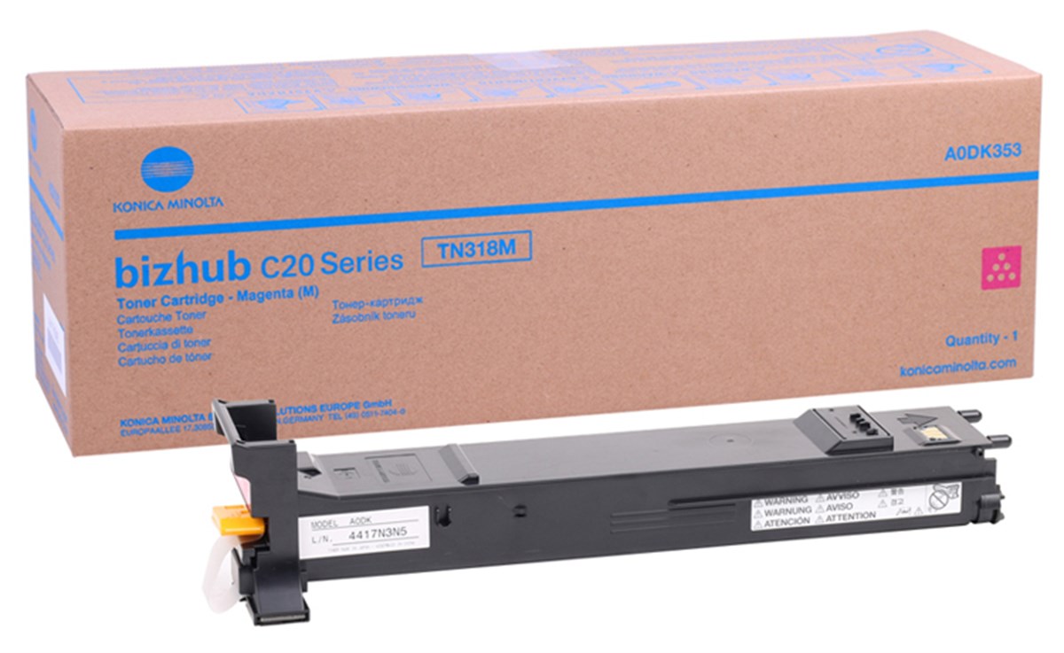 Konica Minolta TN-318 Orjinal Kırmızı Toner Bizhub