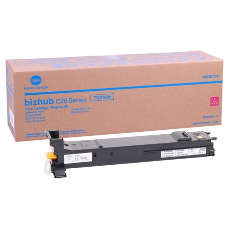 Konica Minolta TN-318 Orjinal Kırmızı Toner Bizhub Konica Minolta TN-318 Orjinal Kırmızı Toner Bizhub