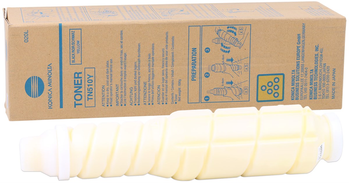 Konica Minolta TN-510 Orjinal Sarı Toner