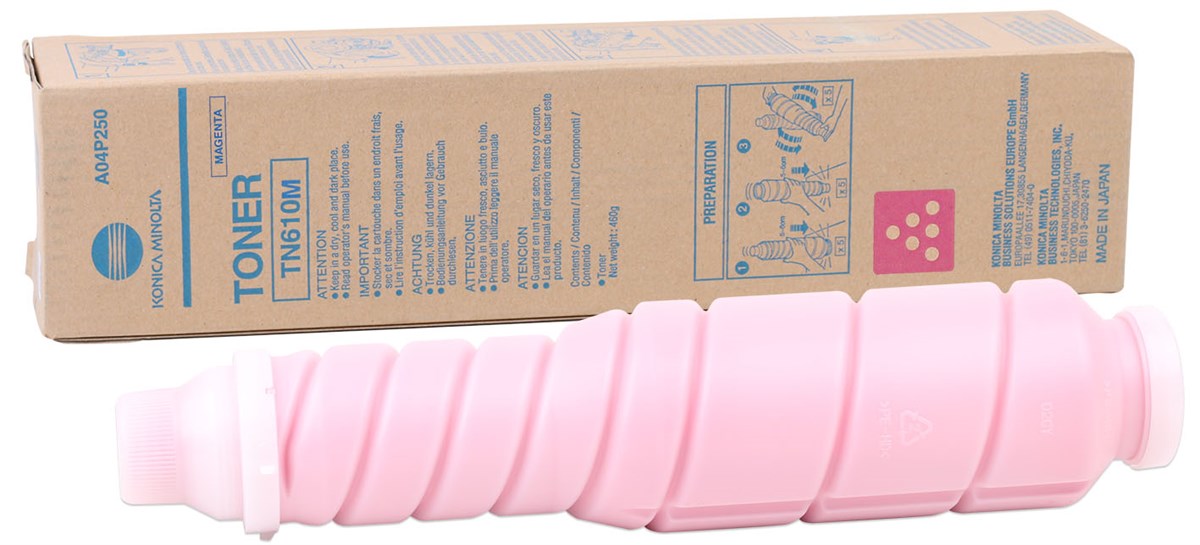 Konica Minolta TN-610 Orjinal Kırmızı Toner Bizhub Pro
