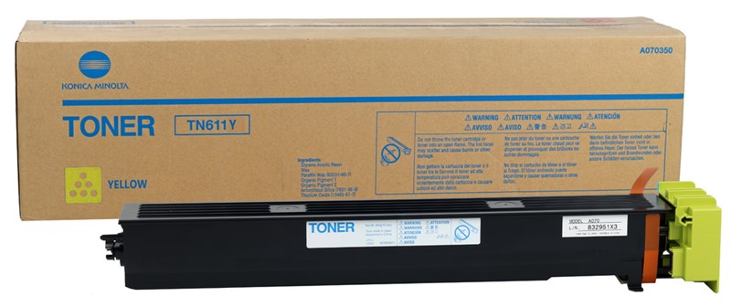 Konica Minolta TN-611 Orjinal Sarı Toner Bizhub