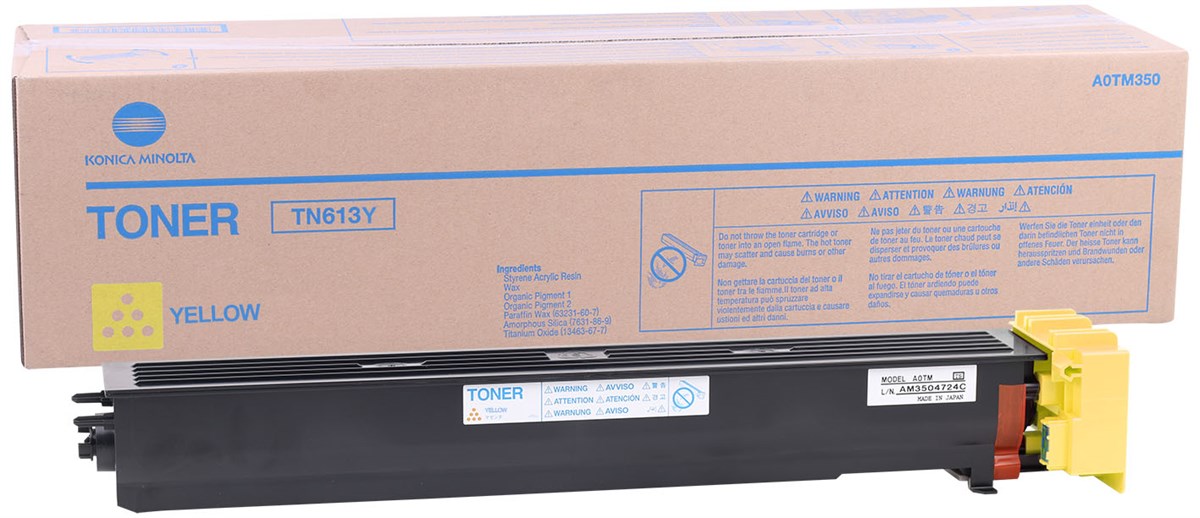 Konica Minolta TN-613 Orjinal Sarı Toner