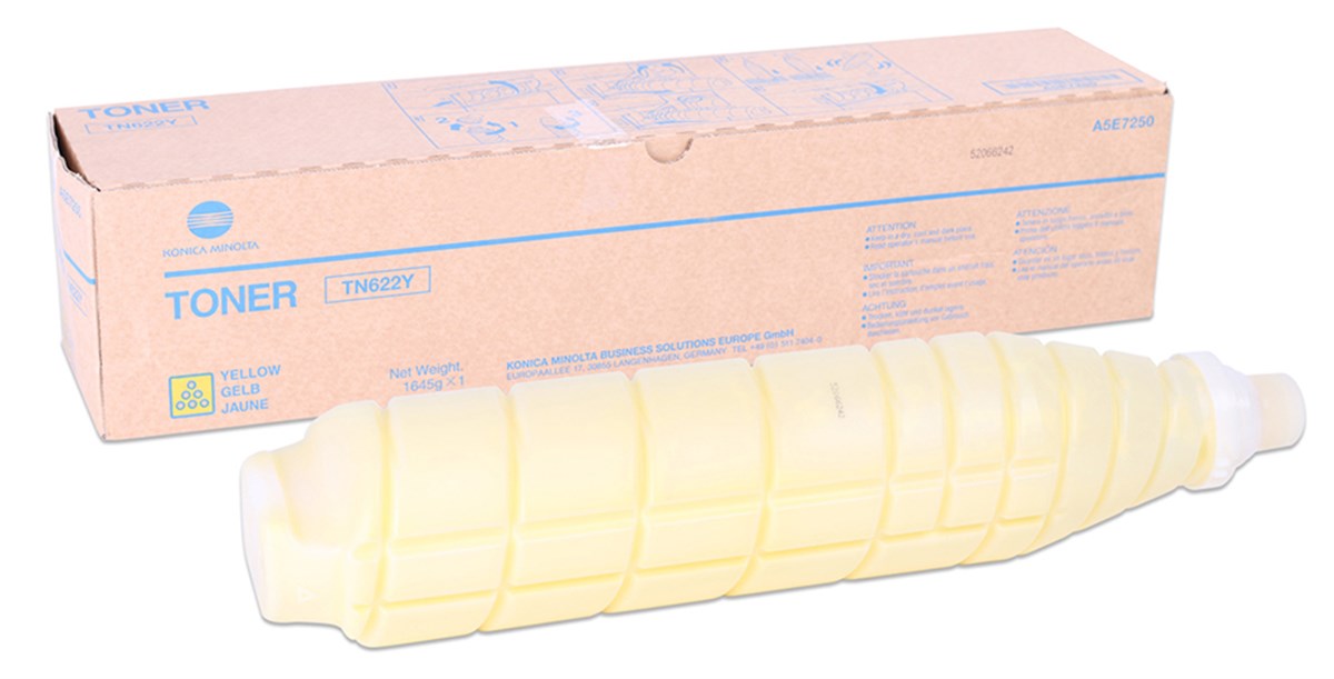 Konica Minolta TN-622 Orjinal Sarı Toner Bizhub