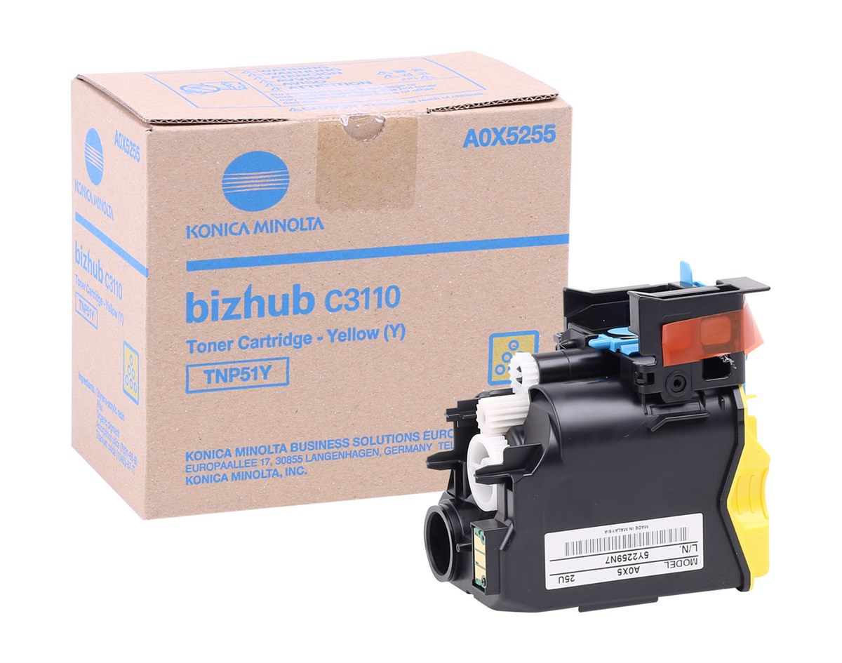 Konica Minolta TNP-51 Orjinal Sarı Toner
