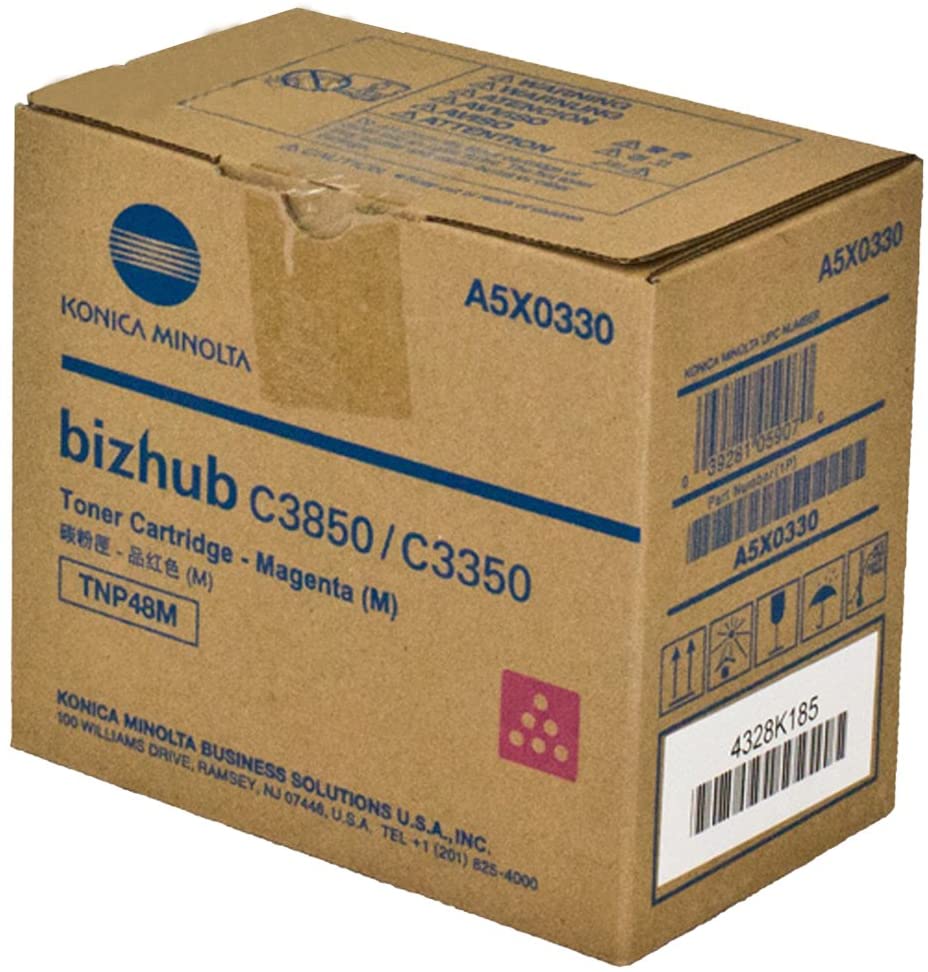 Konica Minolta TNP48M/C3850 Kırmızı Orjinal Fotokopi Toneri
