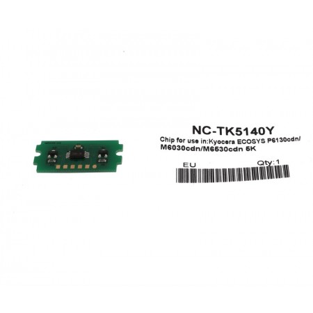 Kyocera Mita TK-5140 Toner Chip Sarı Ecosys M6030-P6130-M6530 (1T02NRANL0) Kyocera Mita TK-5140 Toner Chip Sarı Ecosys M6030-P6130-M6530 (1T02NRANL0)