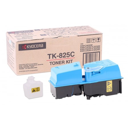 Kyocera Mita TK-825 Orjinal Mavi Toner Kyocera Mita TK-825 Orjinal Mavi Toner