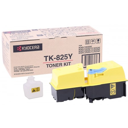 Kyocera Mita TK-825 Orjinal Sarı Toner Kyocera Mita TK-825 Orjinal Sarı Toner