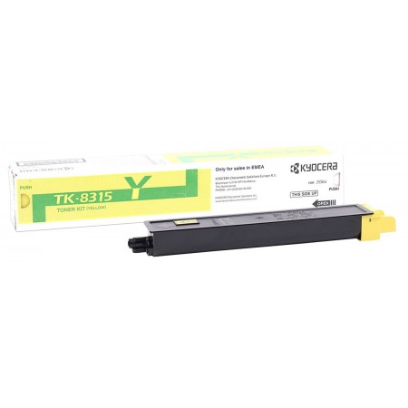 Kyocera Mita TK-8315 Orjinal Sarı Toner Taskalfa Kyocera Mita TK-8315 Orjinal Sarı Toner Taskalfa
