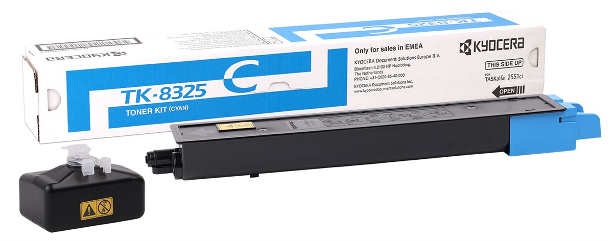 Kyocera Mita TK-8325 Orjinal Mavi Toner Taskalfa