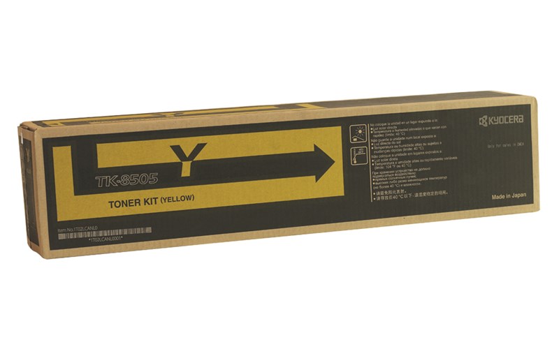 Kyocera Mita TK-8505 Orjinal Sarı Toner Taskalfa