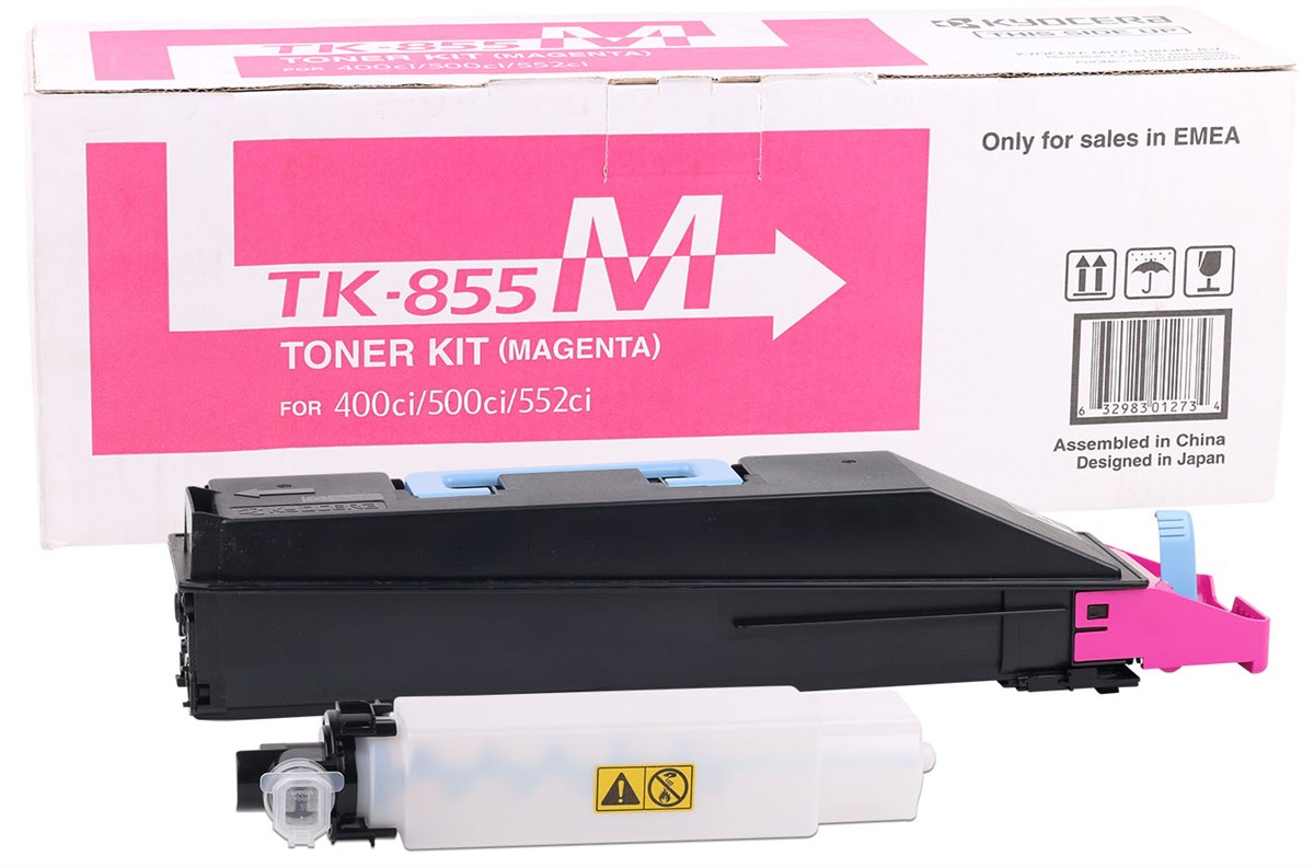 Kyocera Mita TK-855 Orjinal Kırmızı Toner Taskalfa
