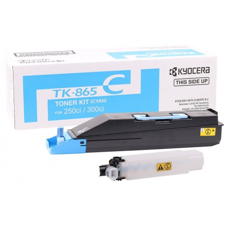Kyocera Mita TK-865 Orjinal Mavi Toner Taskalfa Kyocera Mita TK-865 Orjinal Mavi Toner Taskalfa