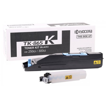 Kyocera Mita TK-865 Orjinal Siyah Toner Taskalfa Kyocera Mita TK-865 Orjinal Siyah Toner Taskalfa