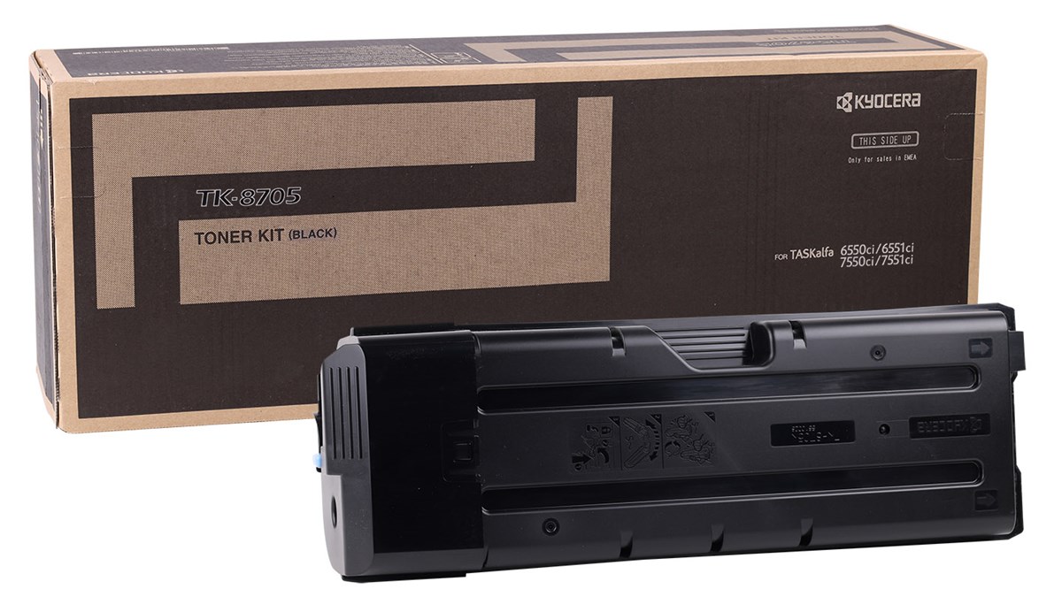 Kyocera Mita TK-8705 Orjinal Siyah Toner Taskalfa