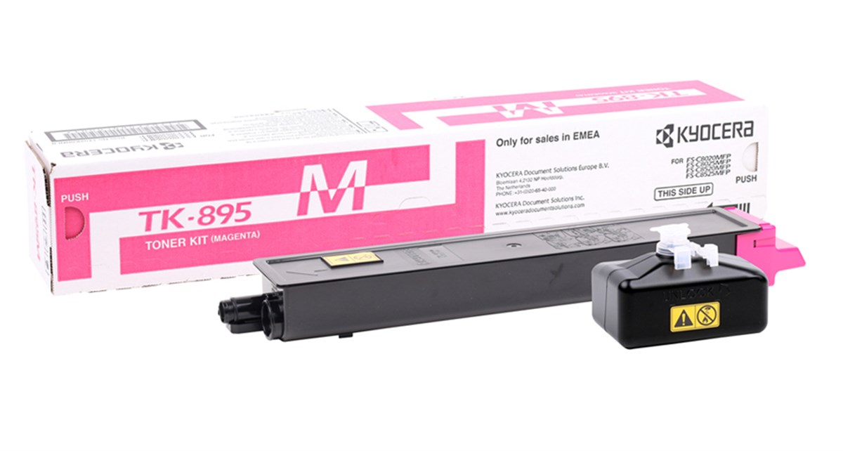 Kyocera Mita TK-895 Orjinal Kırmızı Toner