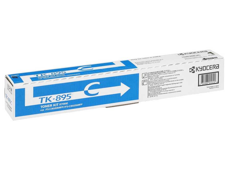 Kyocera Mita TK-895 Orjinal Mavi Toner
