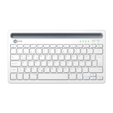 Lecoo BK100 Kablosuz Bluetooth Şarj Edilebilir Çoklu Cihaz ile Uyumlu Türkçe Q Klavye Beyaz Lecoo BK100 Kablosuz Bluetooth Şarj Edilebilir Çoklu Cihaz ile Uyumlu Türkçe Q Klavye Beyaz