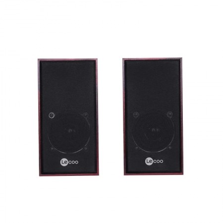 Lecoo DS105 Kablolu USB + 3.5mm Jack Girişli 5W Stereo Kompakt Masaüstü Ahşap Hoparlör Lecoo DS105 Kablolu USB + 3.5mm Jack Girişli 5W Stereo Kompakt Masaüstü Ahşap Hoparlör