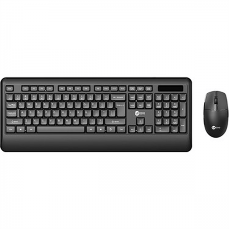 Lecoo KW202 Kablosuz Türkçe Q Klavye & Mouse Set Siyah