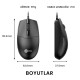 Lecoo MS101 USB Kablolu 1200DPI 3 Tuşlu Optik Mouse Siyah