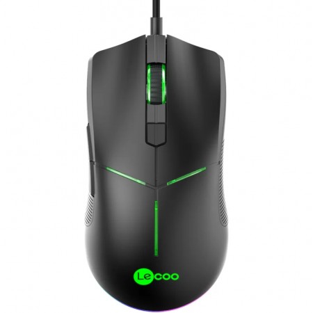 Lecoo MS109 Kablolu RGB LED Aydınlatmalı 6400 DPI 8 Makro Tuşlu Oyuncu Mouse Siyah Lecoo MS109 Kablolu RGB LED Aydınlatmalı 6400 DPI 8 Makro Tuşlu Oyuncu Mouse Siyah