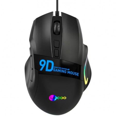 Lecoo MS130 Kablolu RGB LED Aydınlatmalı 7200DPI Makro Tuş Atamalı Oyuncu Mouse Siyah Lecoo MS130 Kablolu RGB LED Aydınlatmalı 7200DPI Makro Tuş Atamalı Oyuncu Mouse Siyah
