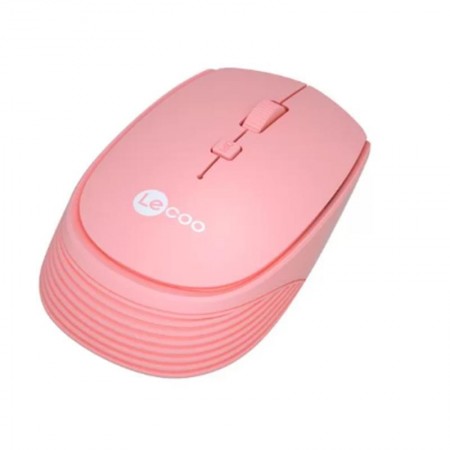 Lecoo WS202 Kablosuz 1200DPI 4 Tuşlu Optik Mouse Pembe
