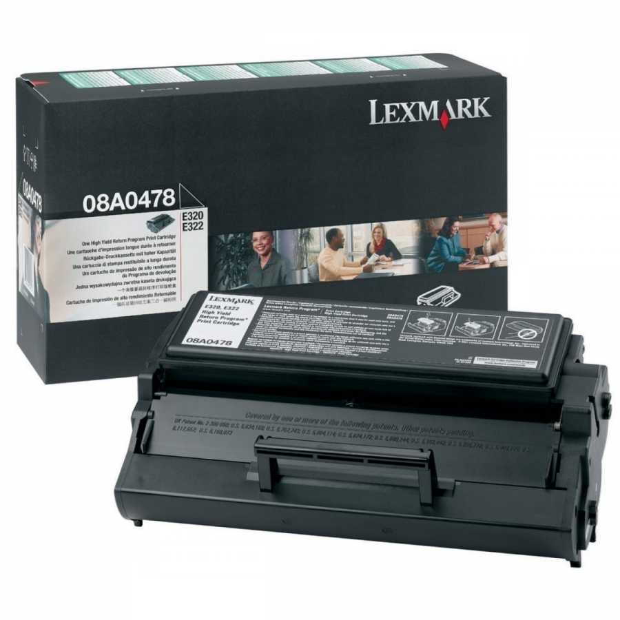 Lexmark 08A0478 Siyah Orjinal Toner 