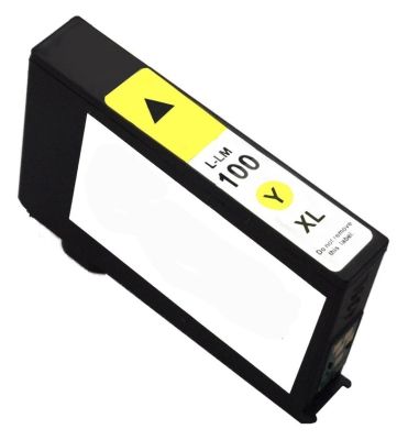 Lexmark (100XL) 14N1071E Sarı Muadil Kartuş Yüksek Kapasiteli