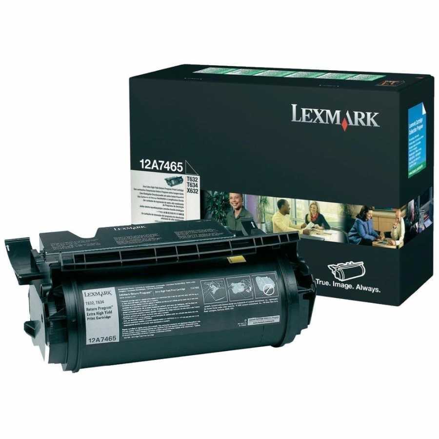 Lexmark 12A7465 Siyah Orjinal Toner
