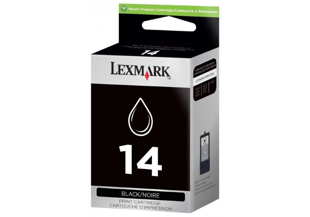 Lexmark (14) 18C2090E Siyah Orjinal Kartuş