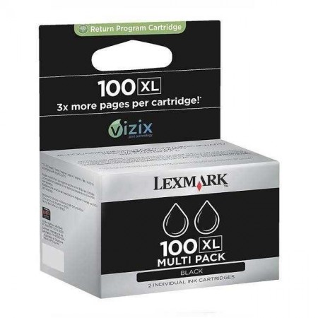Lexmark 14N0848 (100XL) Siyah Orjinal Multi Paket Kartuş Lexmark 14N0848 (100XL) Siyah Orjinal Multi Paket Kartuş