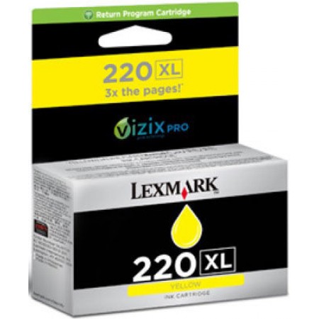 Lexmark (220XL)14L0177A Sarı Orjinal Kartuş Yüksek Kapasiteli Lexmark (220XL)14L0177A Sarı Orjinal Kartuş Yüksek Kapasiteli