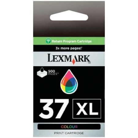 Lexmark (37XL) 18C2180E Renkli Orjinal Kartuş Yüksek Kapasiteli Lexmark (37XL) 18C2180E Renkli Orjinal Kartuş Yüksek Kapasiteli