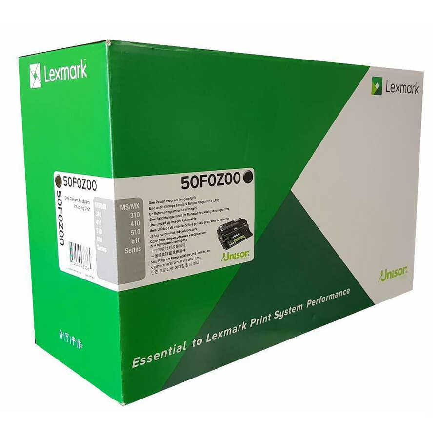 Lexmark 50F0Z00 Kutu Hasarlı Siyah Orjinal Drum Ünitesi
