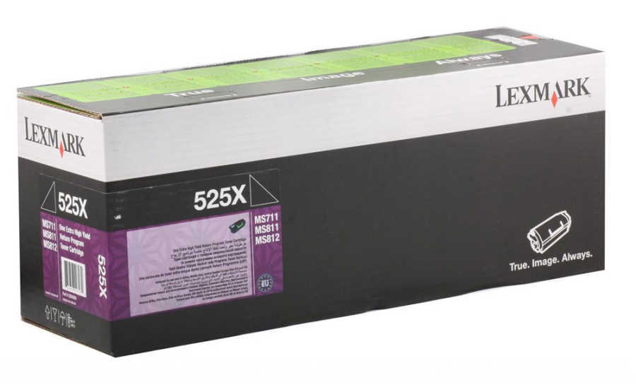 Lexmark 52D5X00 Kutusu Hasarlı Siyah Orjinal Toner 