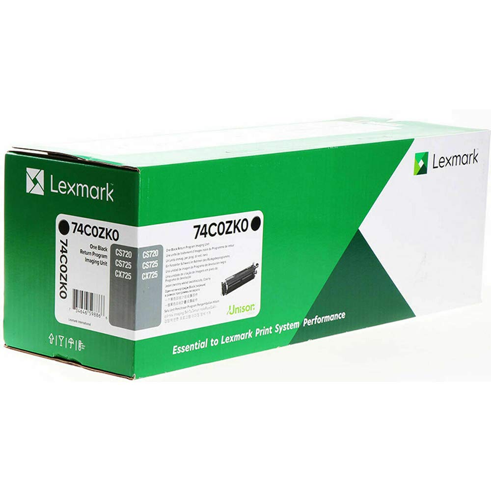Lexmark 74C0ZK0 Siyah Kutusu Hasarlı Orjinal Görüntüleme Ünitesi  