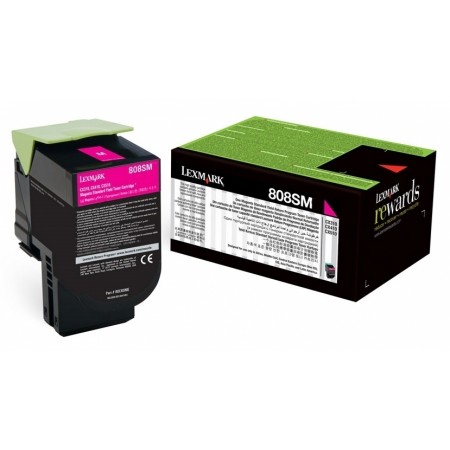 Lexmark 80C8SM0 Kırmızı Orjinal Toner